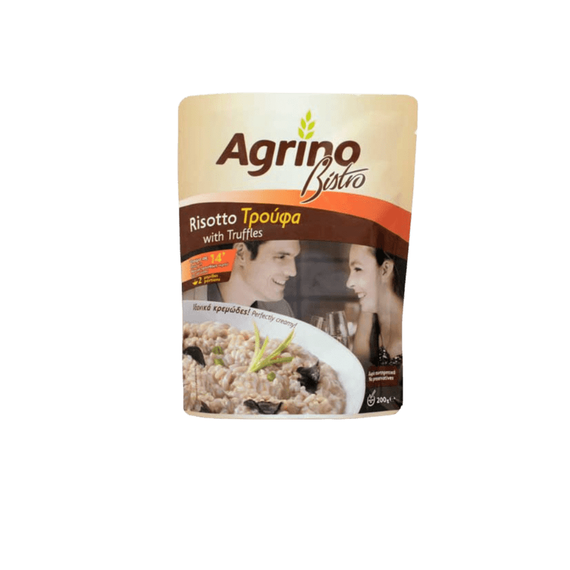 Risotto mit Trüffel Bistro (200g) Agrino von Agrino bei Araxxon  - Hochwertiges griechisches Produkt.   Risotto mit Trüffel Bistro (200g) Agrino από Agrino στο Araxxon  - Αυθεντικό ελληνικό προϊόν.
